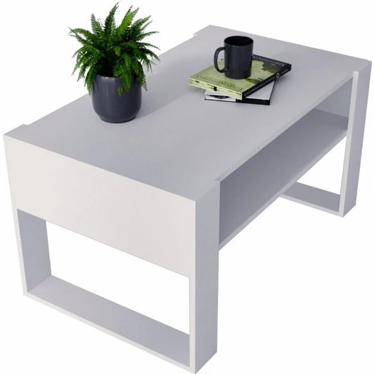 CraftPAK Wohnzimmertisch Wohnzimmer Tisch KARO92 Couchtisch 53T x 92B x 45H cm – Bild 4