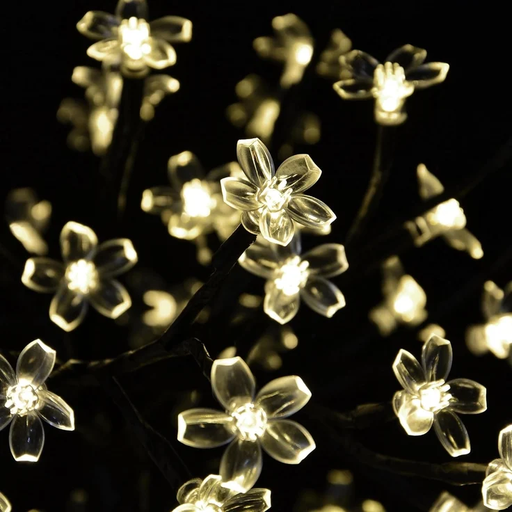 Nipach LED-Lichterkette BA11632 LED Lichterzweig Lichterbaum 64 Blüten ww – Bild 3