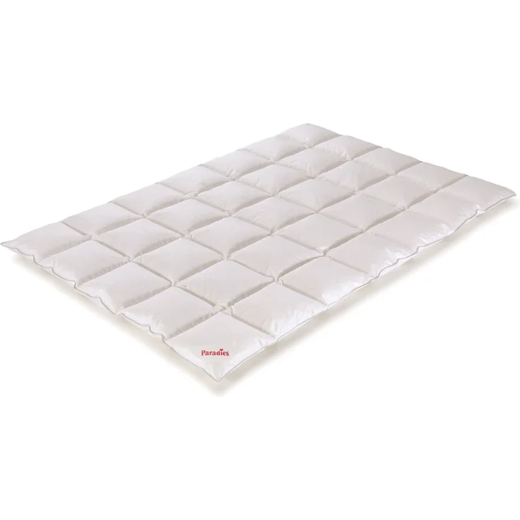 Paradies Ganzjahresbett MELINDA BL 135x200 cm weiß Bettdecke Vierjahreszeitenbett – Bild 1