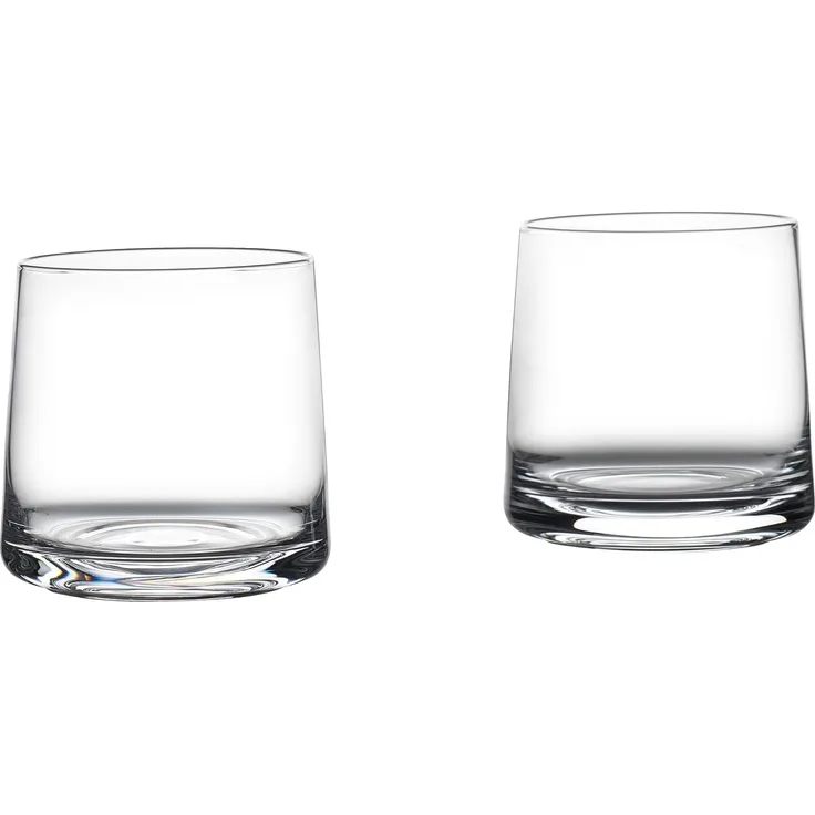 Zone Denmark Wideball Glas Rocks, 2er Set, Wasserglas, Trinkglas, Cocktailglas, Kristallglas, 340 ml, 332100