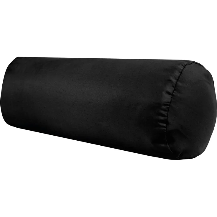 Bestlivings Nackenrolle 10x25cm ( BxL ) Bezug in der Farbe Schwarz, in vielen vers. Farben