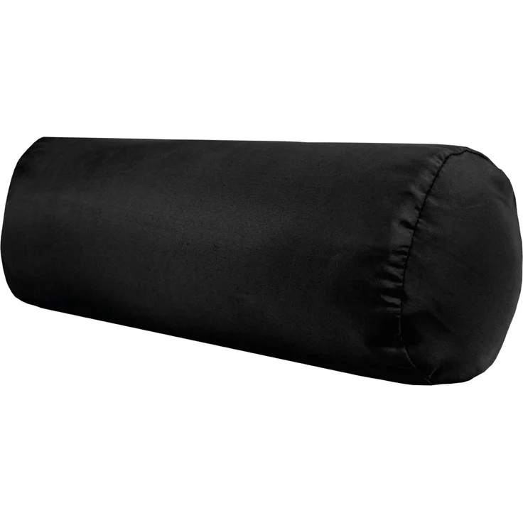 Bestlivings Nackenrolle 10x25cm ( BxL ) Bezug in der Farbe Schwarz, in vielen vers. Farben – Bild 1
