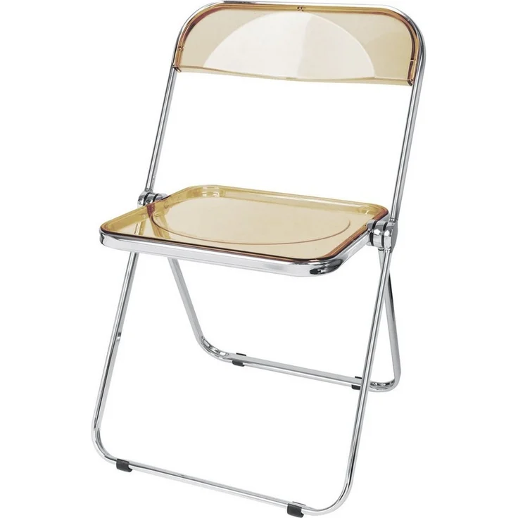 JEOBEST Klappstuhl Gartenstuhl, Klappsessel für Esszimmer, Wohnzimmer, (1 St) Acryl Ransparenter Klappstuhl für Bankett – Bild 4