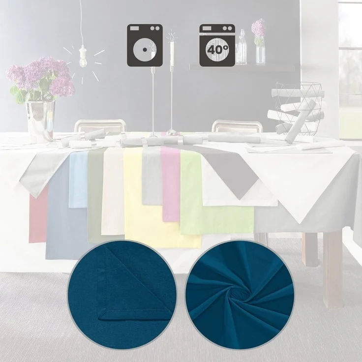 REDBEST Platzset Tischset "Seattle" 6er-Pack, Baumwolle Uni – Bild 2