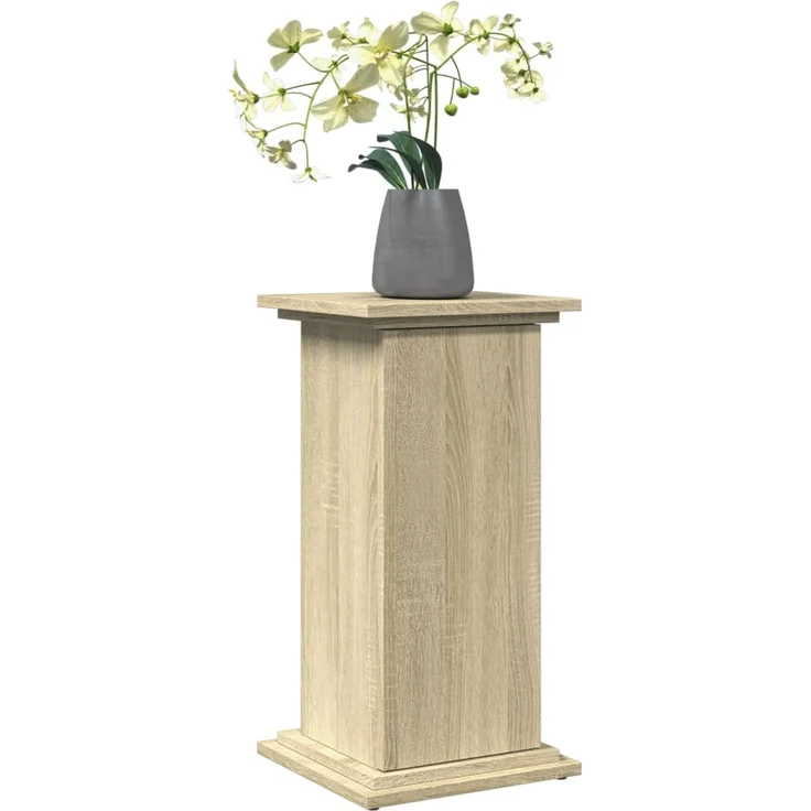 vidaXL Postament mit Stauraum, Holzwerkstoff, Sonoma Eiche, 31 x 30 x 60 cm – Bild 2