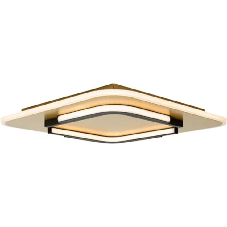 LUCIDE ANDREAS, LED-Deckenleuchte 1x30W 2700K, mattes Gold/Messing mit integrierter Lichtquelle – Bild 5