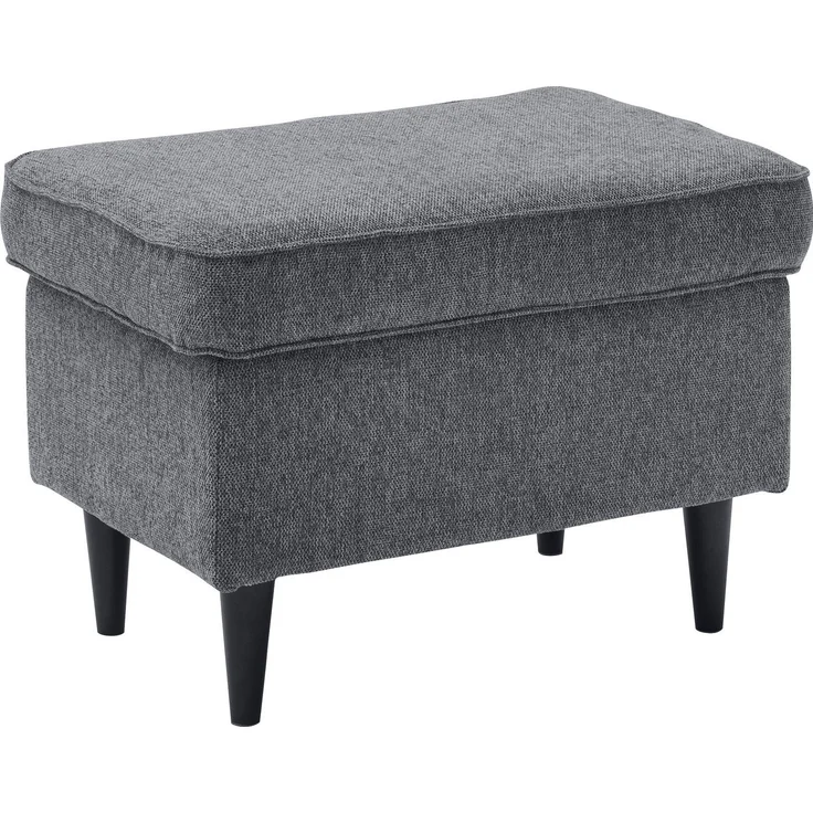 ED EXCITING DESIGN Hocker Oskar, mit Massivholzfüßen – Bild 1