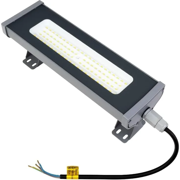 LUXULA Deckenleuchte LED Hallenleuchte Werkstattleuchte, LED fest integriert, Neutralweiß (5000K), IP65