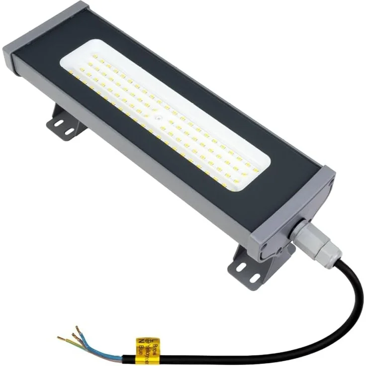 LUXULA Deckenleuchte LED Hallenleuchte Werkstattleuchte, LED fest integriert, Neutralweiß (5000K), IP65