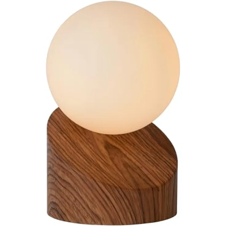 Lucide 45561/01/70, Nachttischlampe mit Opalglas und Touch-Schalter, mehrfach erhältlich in verschiedenen Farben