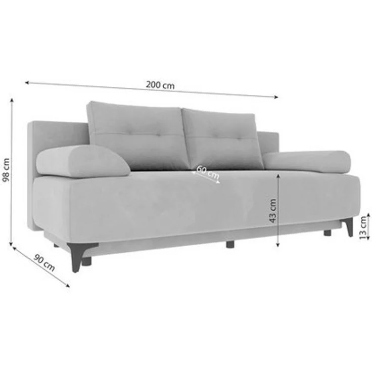 99rooms 3-Sitzer Fiora, Sofa, Inkl. 2 Rückenkissen, 2 Armteilkissen, mit Rundumbezug – Bild 4