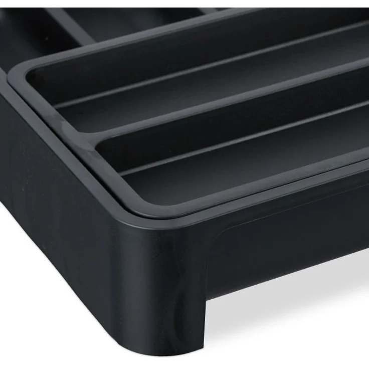 Ausziehbarer Besteckkasten in Schwarz 10039598 – Bild 8