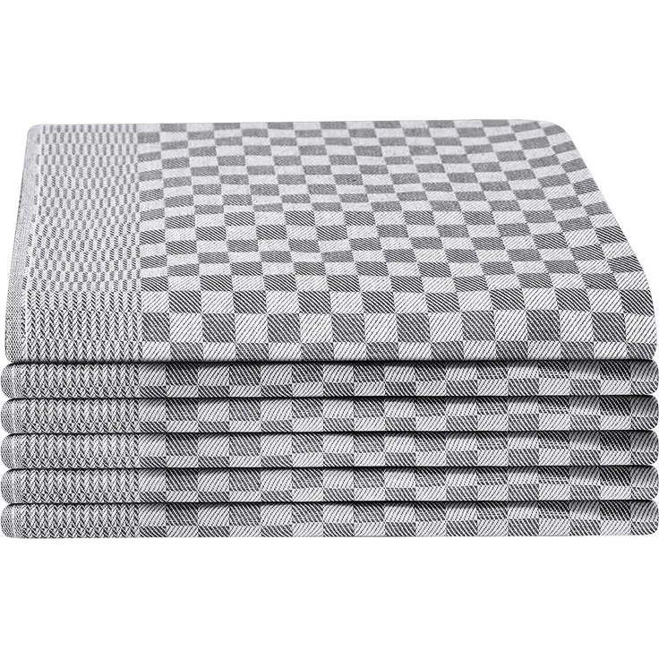BARBONS Geschirrtuch Geschirrtücher Baumwolle, Küchentücher, Küchenhandtücher 240 g/m², (6-tlg), 50x70 cm, 6er