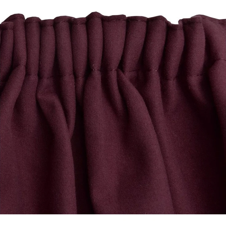 Beautissu Vorhang 2er Set Thermovorhang Gardine Bordeaux Amelie TK, 140x245cm, Vorhang isolierend Kälte- & Hitzeschutz Universalband Verdunkelnd – Bild 3