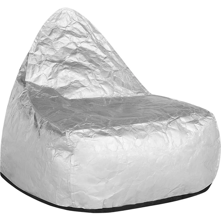Sitzsackbezug DROP 63 cm 75 cm Silber