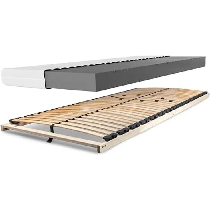 Matratzenset Betten-ABC KSP-500, 90 x 220 cm, H3 + Lattenrost Max 1 NV MZV – Bild 1