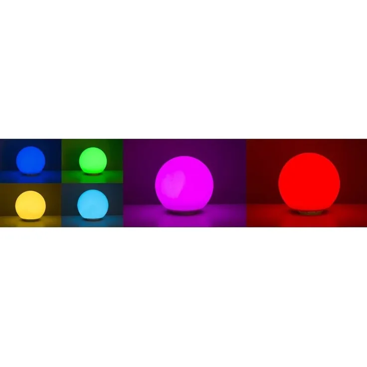 Heitronic 37234 Solar LED Leuchtkugel GLOBO RGB 300mm schwimmfähig