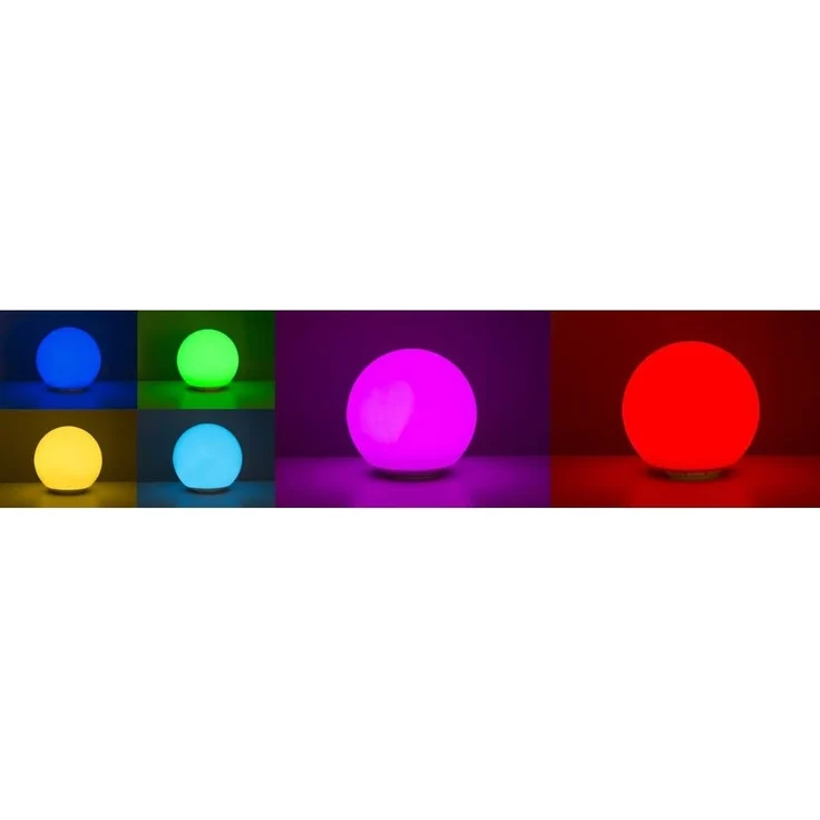 Heitronic 37234 Solar LED Leuchtkugel GLOBO RGB 300mm schwimmfähig – Bild 1