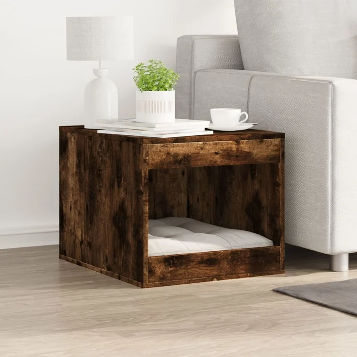 vidaXL Katzenklo Räuchereiche 47x59x42 cm Holzwerkstoff 857764 – Bild 3