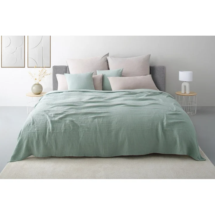 OTTO home Kissenbezug Bailee, (2 Stück), weiche Musselin Qualität, viele Farben erhältlich, Bezug in 50x50 cm – Bild 2