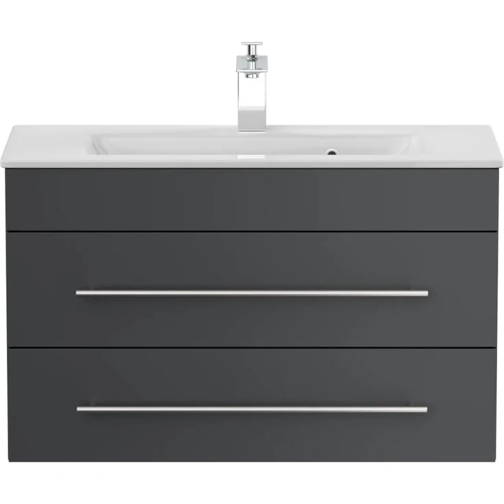 Badmöbel Mars 800 SlimLine SoftClose grafit : Grafit – Bild 9