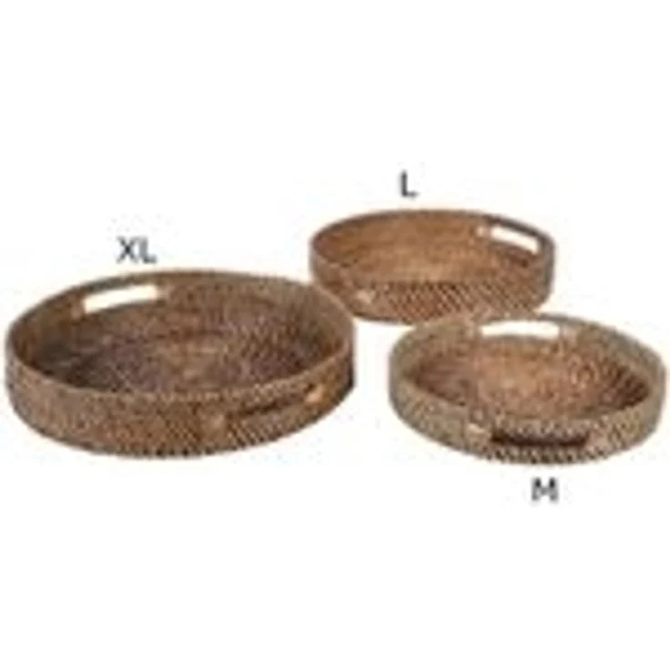 Rattan Tablett Bea rund M – Bild 10