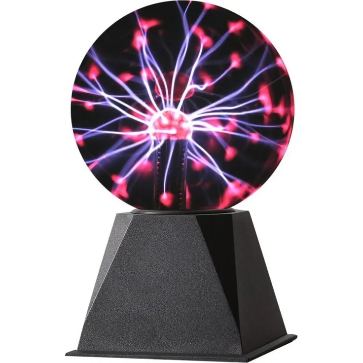 SATISFIRE LED Dekolicht Plasmakugel Plasmaball magisch zuckend Blitz-Show rot, rot