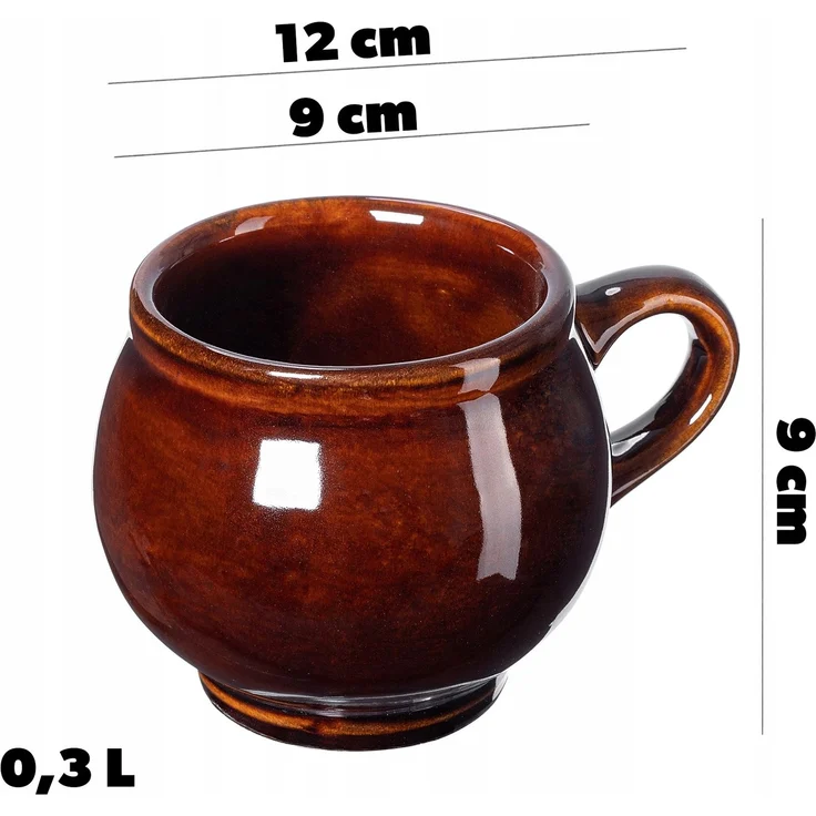 KADAX Becher für Glühwein 300ml Steingut 2 Stk – Bild 3