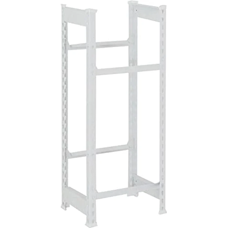 PROREGAL® Standregal Getränkekistenregal CAMEL 100x40x30cm Weiß, 2 Ebenen, 100kg Tragkraft pro Ebene, stabiles Kistenregal – Bild 7