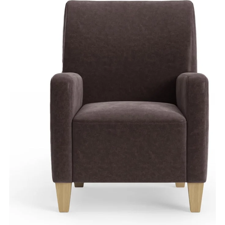 Cavadore Sessel Vida / Polstersessel im trendigen Design / 74 x 93 x 81 / Mikrofaser, Braun – Bild 6