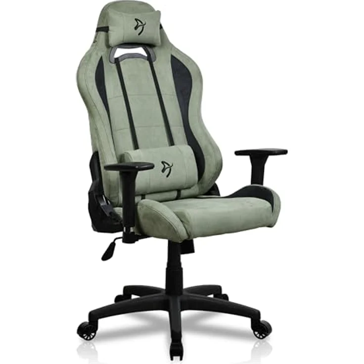 Arozzi Torretta Supersoft, Bürostuhl in forest green mit 3D-armlehnen, bis 120 kg, ergonomisches Design – Bild 1