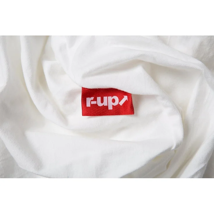 r-up Prima Spannbettlaken 90x200-100x220 bis 35cm Höhe weiss 97% Baumwolle / 3% Elasthan 160g/m² – Bild 5