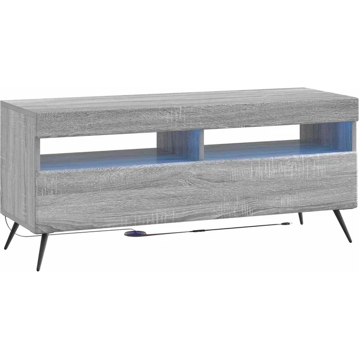 vidaXL LED-TV-Schrank BREDA 3 stk. Sonoma-Grau Holzwerkstoff 3416928 – Bild 5