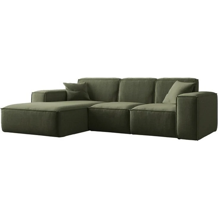 Kaiser Möbel Ecksofa Eckcouch SIENA L-Form, Stoff Poso/Salvador/Maloy/Artico/Velo, Einzelsofa, Bequem, originelles Design, praktisch, viele Farben – Bild 4
