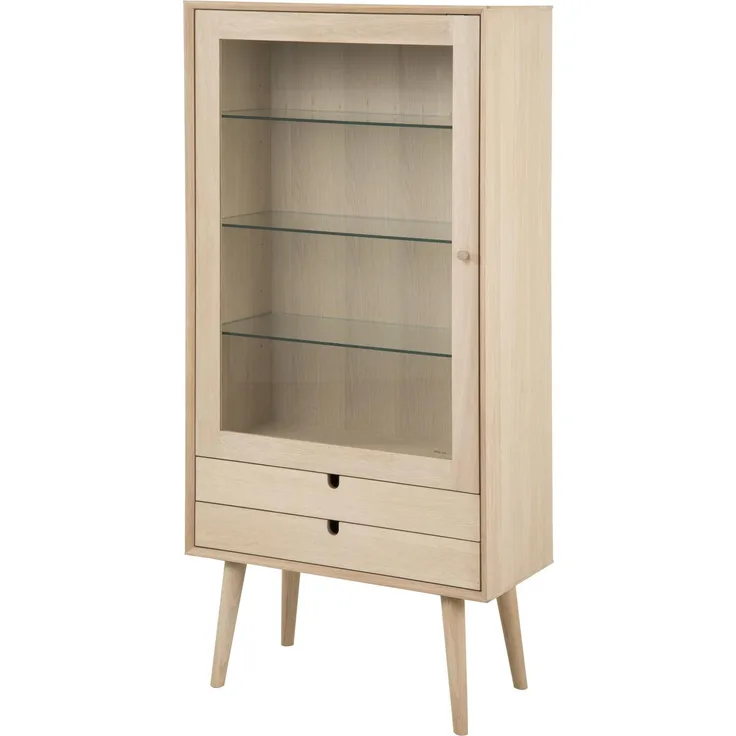 PKline Vitrinenschrank CANES aus Eiche
