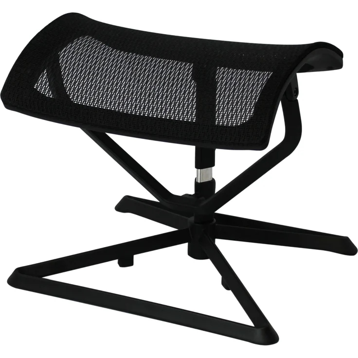FINEBUY Fußhocker FB42645 (Fußauflage LEGpro OTTOMANN Beinauflage Stoffbezug), Fußablage Büro Höhenverstellbar, Beinablage – Bild 1