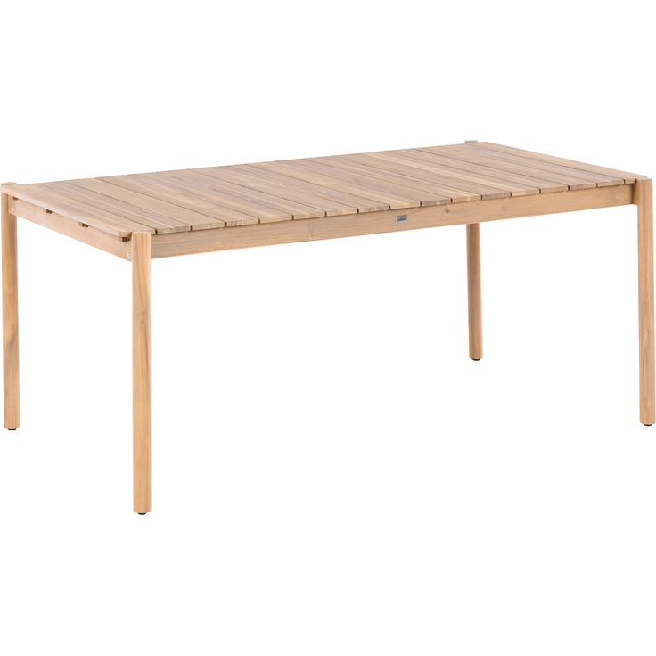 Gartenmöbel Set 6-Sitzer MANADO SUMBA Hellbraun Akazienholz – Bild 5