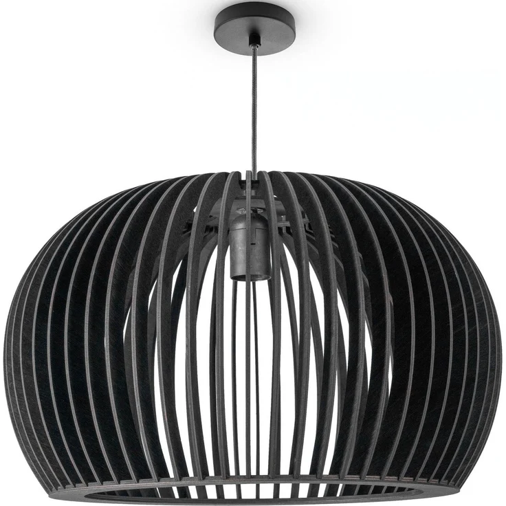 Paco Home Pendelleuchte PULU, ohne Leuchtmittel, Esstisch Pendelleuchte Holz Korblampen Skandi Rustikal E27 Vintage – Bild 3
