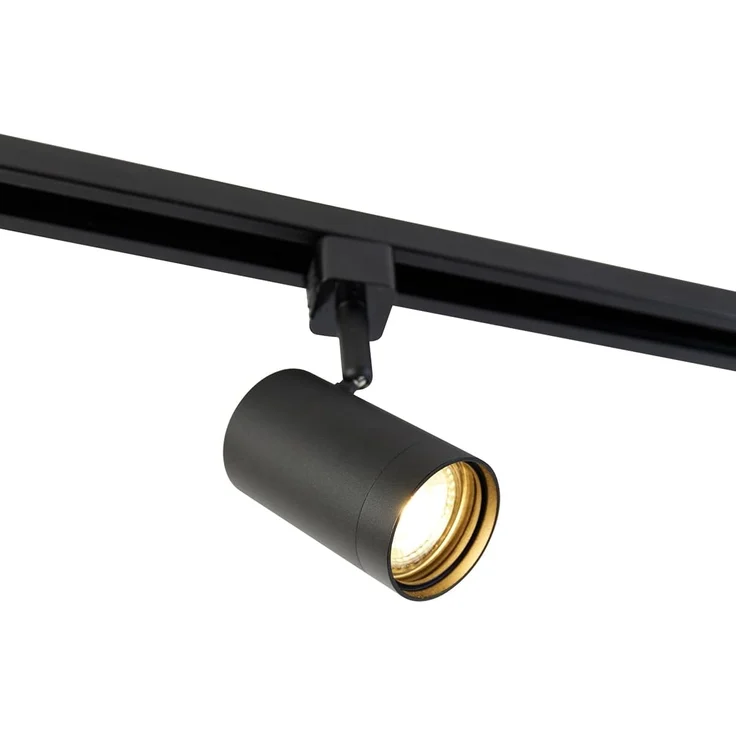 Qazqa Schienensystem-Sets Iconic jeana, ohne Leuchtmittel, GU10, Modern, Stahl, Deckenstrahler 6-flammig – Bild 9