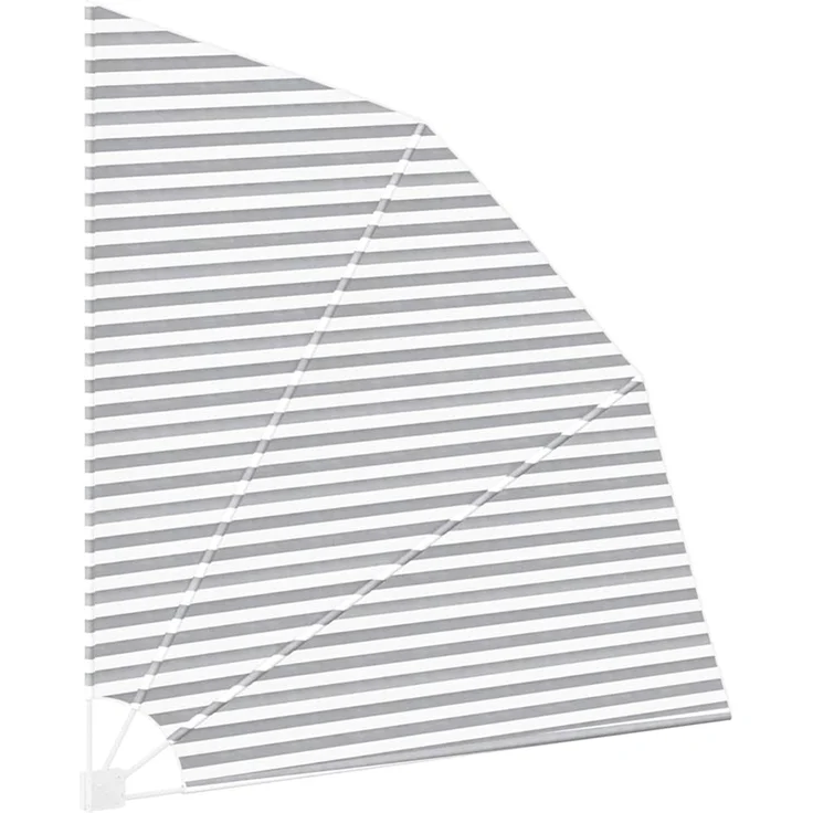 vidaXL Balkon Sichtschutz 210 x 210 cm Polyester Anthrazit und Weiß 42000940 – Bild 5