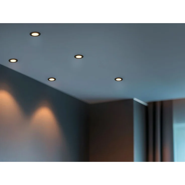 LED Einbaustrahler 6er Set, dimmbar, 2 Lichtfarben für Badezimmer, Ø 8,5cm – Bild 6