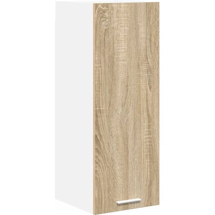 vidaXL Hängeschrank 2 pcs Sonoma-Eiche und Weiß 30 x 31 x 80 cm 884247 – Bild 5