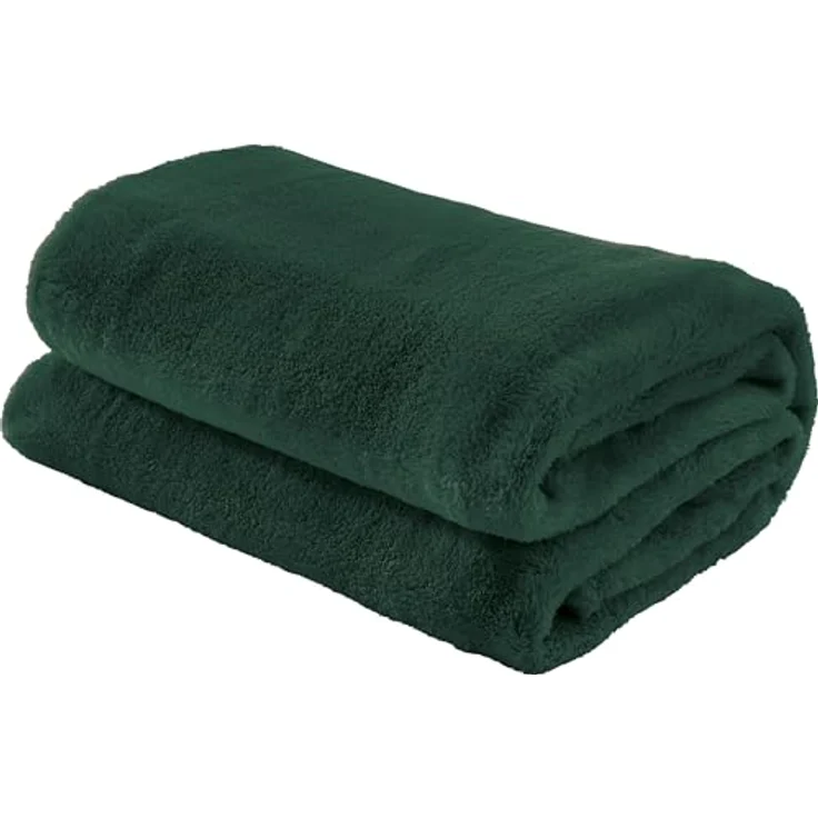 Wohndecke Wohndecke "Salerno", Erwin Müller, Teddy-Fleece Uni – Bild 2