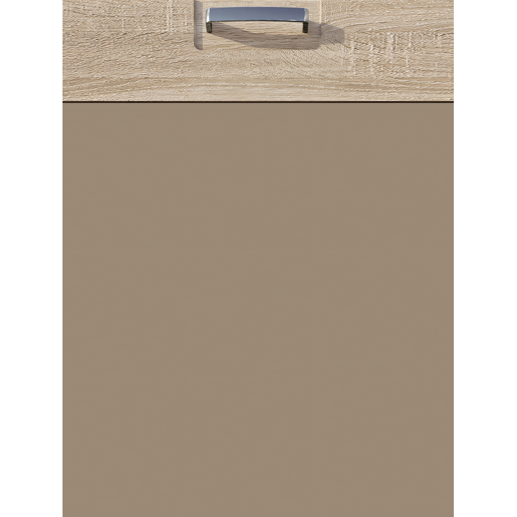 PREMIO 45G – Eckhängeschrank 70 × 40 cm, Beige Hochglanz – Bild 2