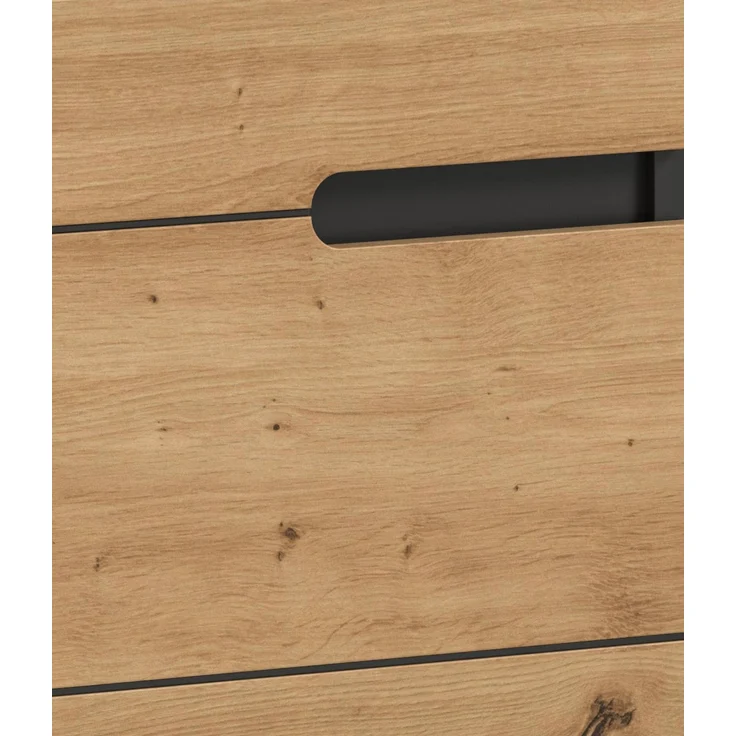 Xonox Canu Badkombination (B/H/T: 171x193x34 cm) in Basalt grau Nachbildung und Artisan Nachbildung – Bild 7