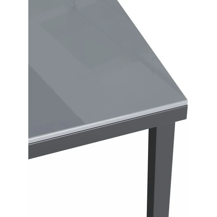 Merax Gartenmöbel-Set für 8 Personen, Gartenlounge-Set, bestehend aus einem Esstisch, zwei Sesseln und einem Ecksofa, Grau – Bild 8