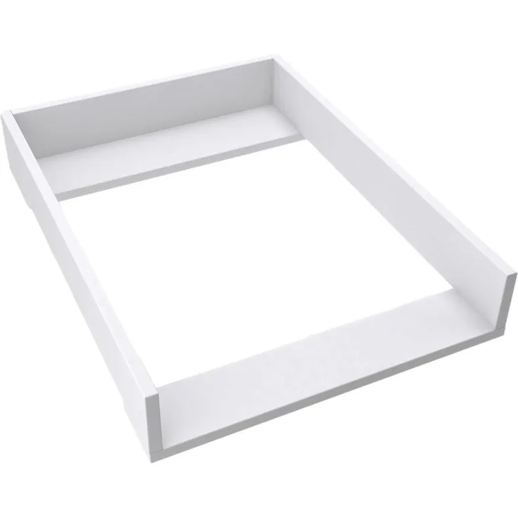 regalik Wickelaufsatz für Hemnes 500 IKEA 72x50 cm - Abnehmbar Wickeltischaufsatz für Kommode in Weiß - Abgeschlossen mit ABS Material 1mm