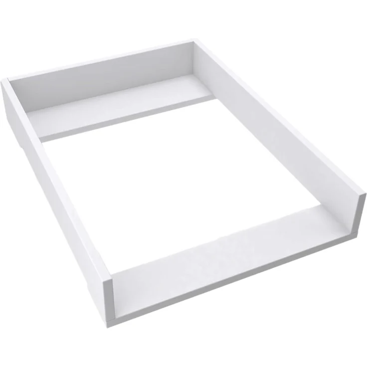 regalik Wickelaufsatz für Hemnes 500 IKEA 72x50 cm - Abnehmbar Wickeltischaufsatz für Kommode in Weiß - Abgeschlossen mit ABS Material 1mm – Bild 1