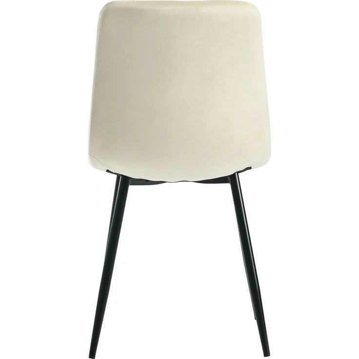 Essgruppe 5-teilig mit Marmoroptik Tisch 117×68 cm & 4 Beige Leinenstühlen,Esszimmer-Set für Küche und Wohnzimmer – Bild 10
