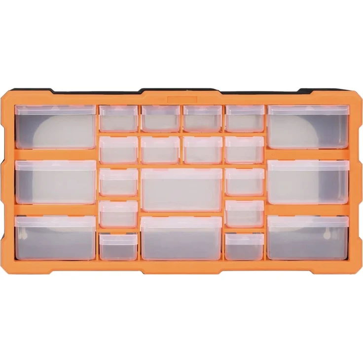 vidaXL Multi-Schubladen-Organizer mit 22 Schubladen 49x16x25,5 cm 147583 – Bild 2